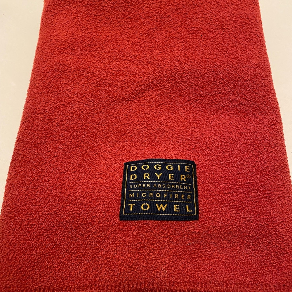 Red Microfiber Towel